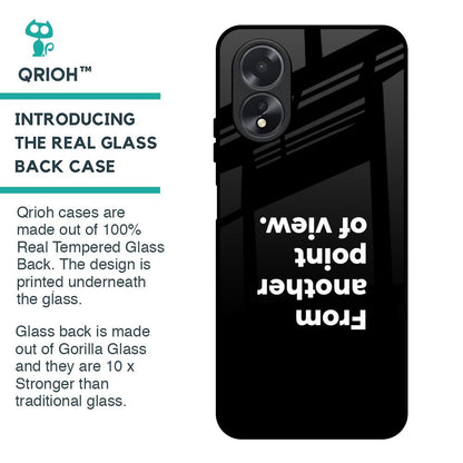 Motivation Glass Case for Oppo A18