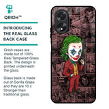 Joker Cartoon Glass Case for Oppo A18