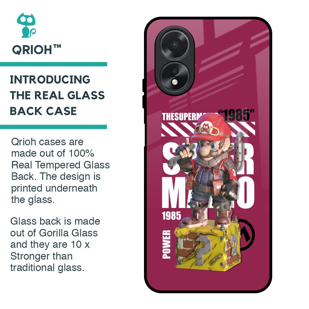 Gangster Hero Glass Case for Oppo A18