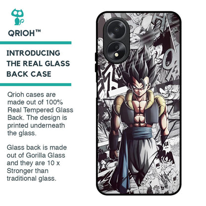 Dragon Anime Art Glass Case for Oppo A18