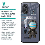 Space Travel Glass Case for Oppo A18