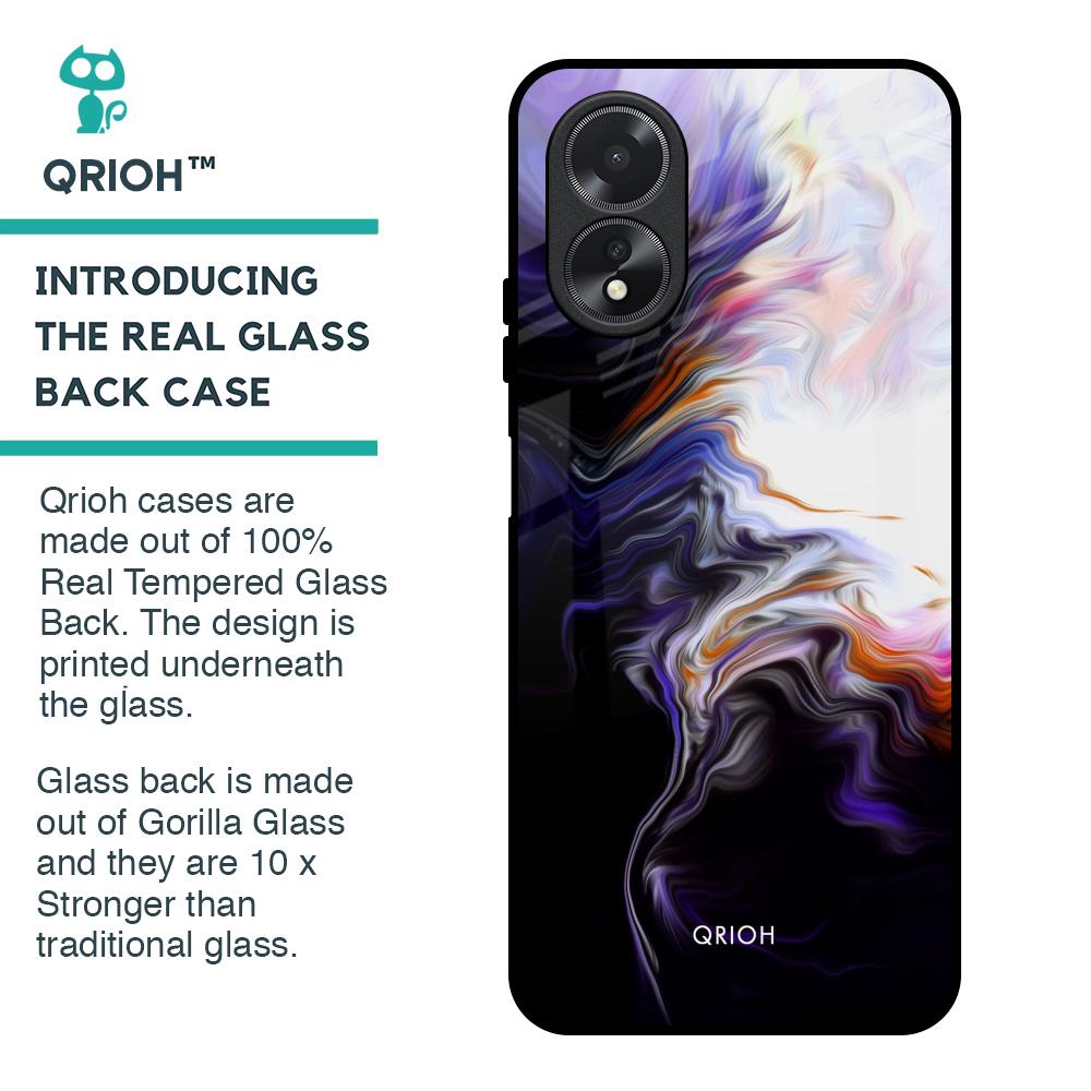 Enigma Smoke Glass Case for Oppo A18