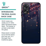 Falling Stars Glass Case For Oppo A18