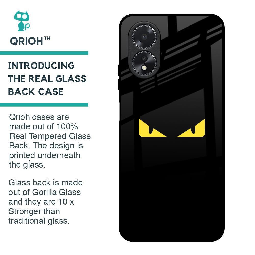 Eyes On You Glass Case For Oppo A18