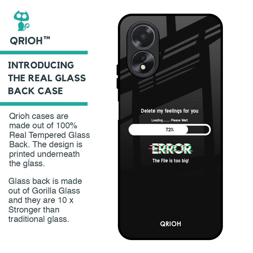 Error Glass Case for Oppo A18