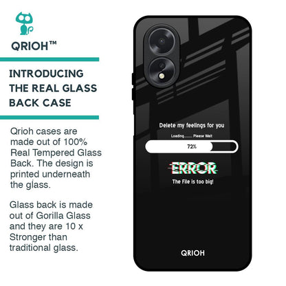 Error Glass Case for Oppo A18