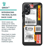 Cool Barcode Label Glass Case For Oppo A18