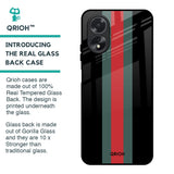 Vertical Stripes Glass Case for Oppo A18