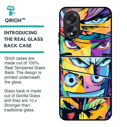 Anime Legends Glass Case for Oppo A18