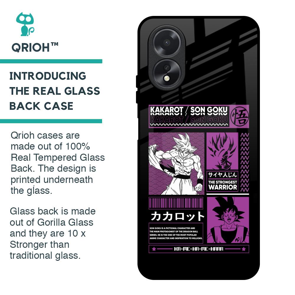 Strongest Warrior Glass Case for Oppo A18