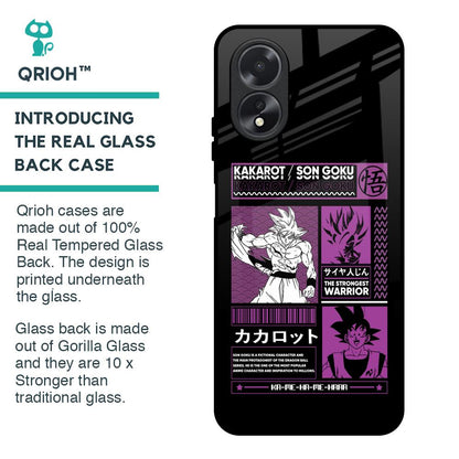 Strongest Warrior Glass Case for Oppo A18