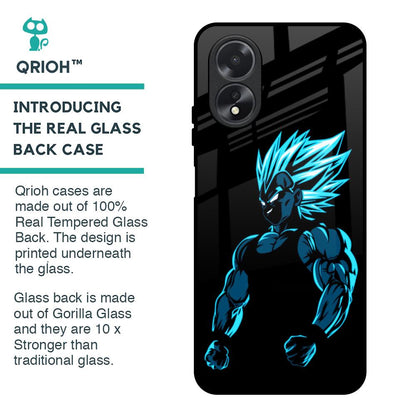 Pumped Up Anime Glass Case for Oppo A18