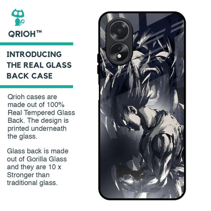 Sketch Art DB Glass Case for Oppo A18