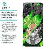 Anime Green Splash Glass Case for Oppo A18