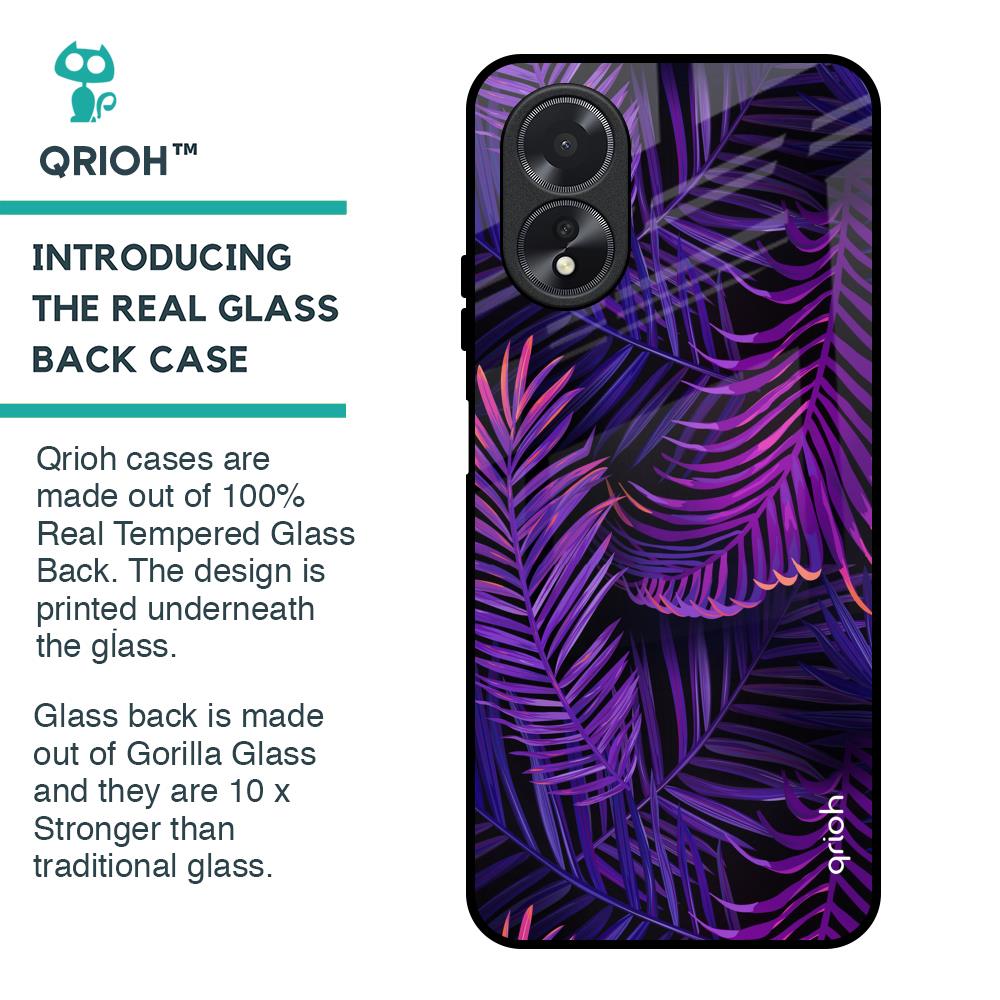 Plush Nature Glass Case for Oppo A18