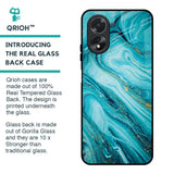 Ocean Marble Glass Case for Oppo A18