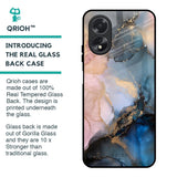 Marble Ink Abstract Glass Case for Oppo A18
