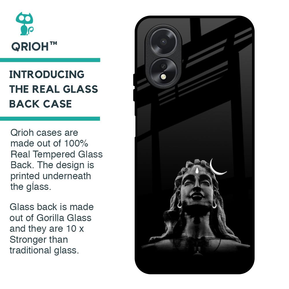 Adiyogi Glass Case for Oppo A18