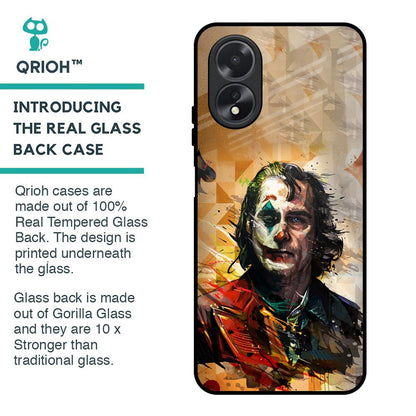 Psycho Villain Glass Case for Oppo A18