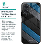 Multicolor Wooden Effect Glass Case for Oppo A18