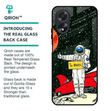 Astronaut on Mars Glass Case for Oppo A18