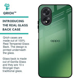 Green Grunge Texture Glass Case for Oppo A18