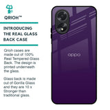 Dark Purple Glass Case for Oppo A18