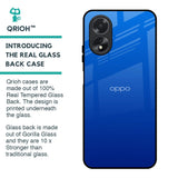 Egyptian Blue Glass Case for Oppo A18