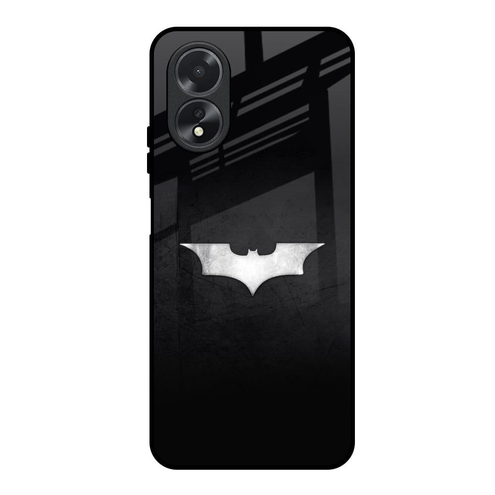 Super Hero Logo Oppo A38 Glass Back Cover Online