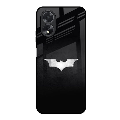 Super Hero Logo Oppo A38 Glass Back Cover Online