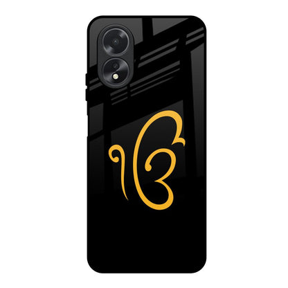 Luxury Fashion Initial Oppo A38 Glass Back Cover Online