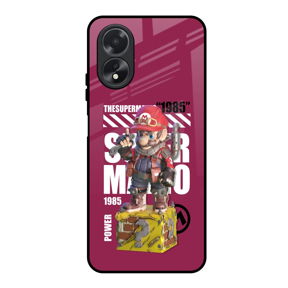 Gangster Hero Oppo A38 Glass Back Cover Online