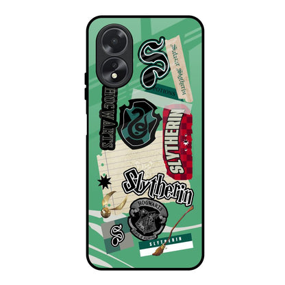 Slytherin Oppo A38 Glass Back Cover Online