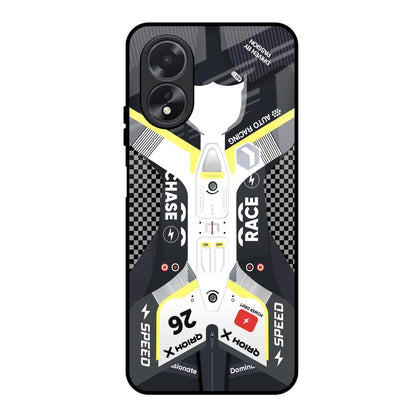 Car Enthusiast Oppo A38 Glass Back Cover Online