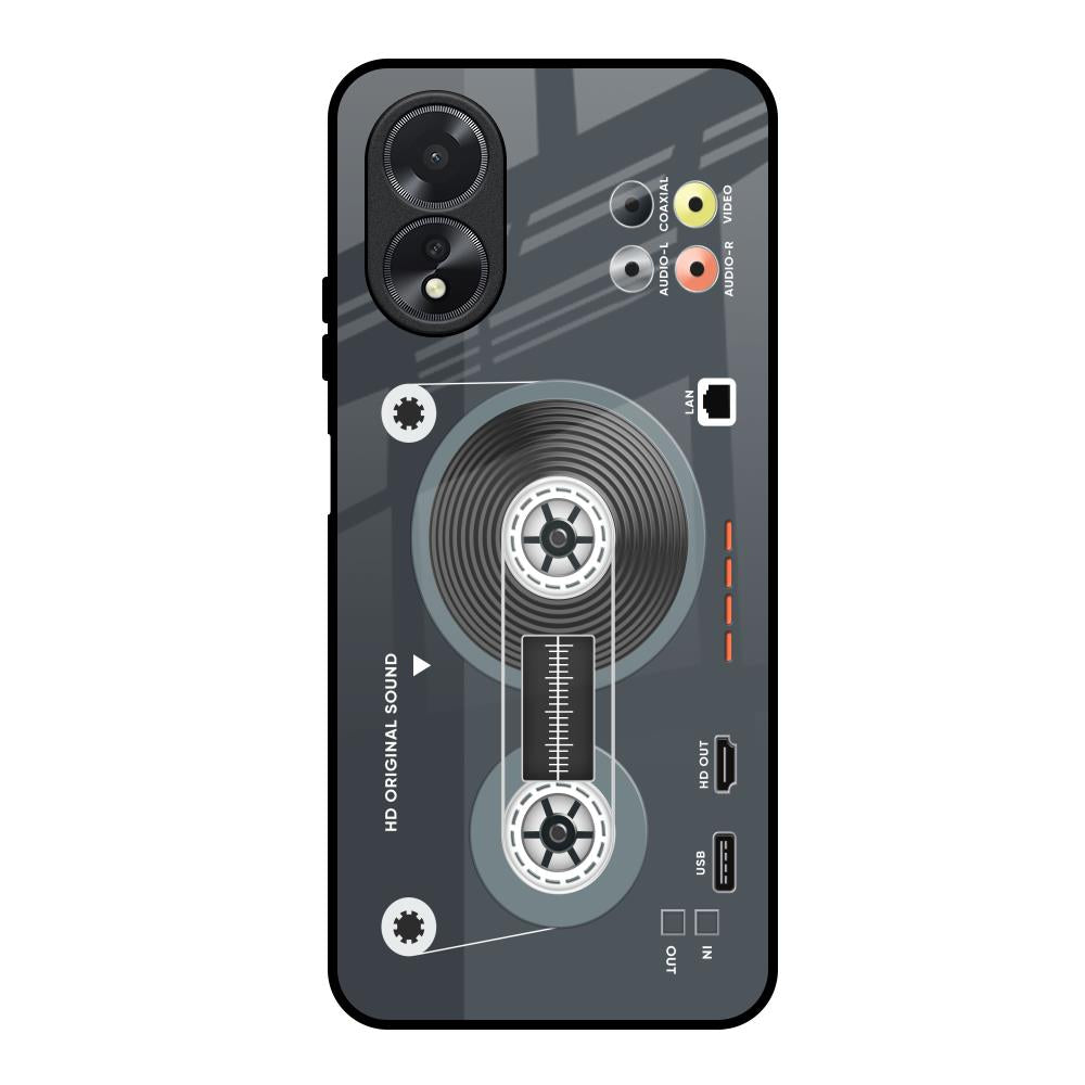 Retro Recorder Oppo A38 Glass Back Cover Online