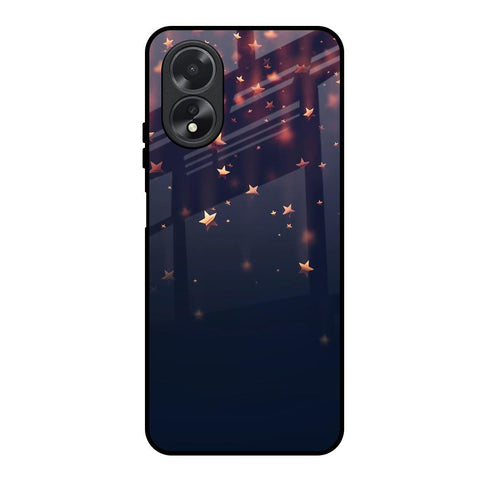 Falling Stars Oppo A38 Glass Back Cover Online