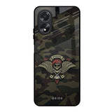 Army Warrior Oppo A38 Glass Back Cover Online