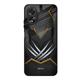 Black Warrior Oppo A38 Glass Back Cover Online