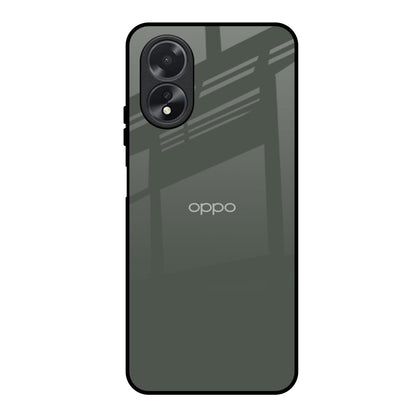 Charcoal Oppo A38 Glass Back Cover Online
