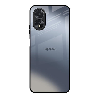 Space Grey Gradient Oppo A38 Glass Back Cover Online