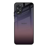 Grey Ombre Oppo A38 Glass Back Cover Online