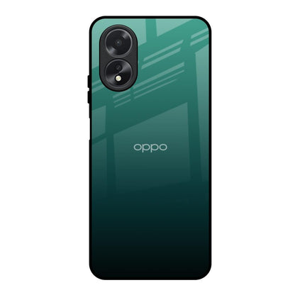 Palm Green Oppo A38 Glass Back Cover Online
