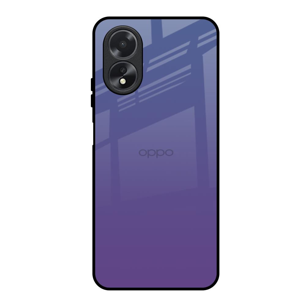 Indigo Pastel Oppo A38 Glass Back Cover Online