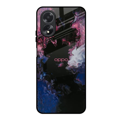 Smudge Brush Oppo A38 Glass Back Cover Online