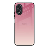 Blooming Pink Oppo A38 Glass Back Cover Online