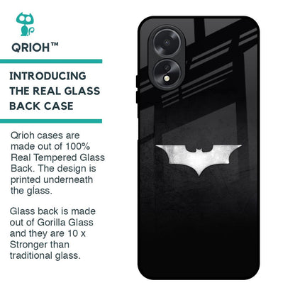 Super Hero Logo Glass Case for Oppo A38