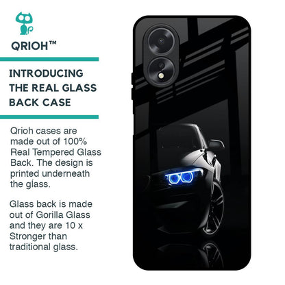 Car In Dark Glass Case for Oppo A38