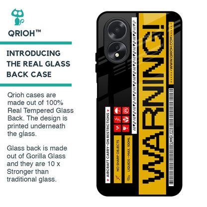 Aircraft Warning Glass Case for Oppo A38