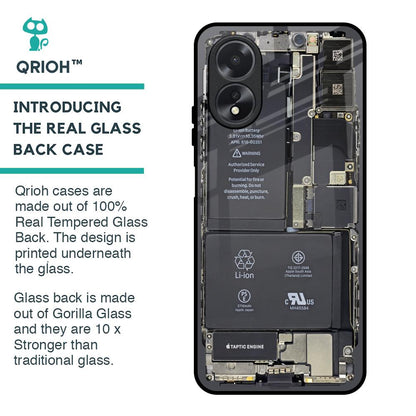 Skeleton Inside Glass Case for Oppo A38