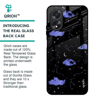 Constellations Glass Case for Oppo A38